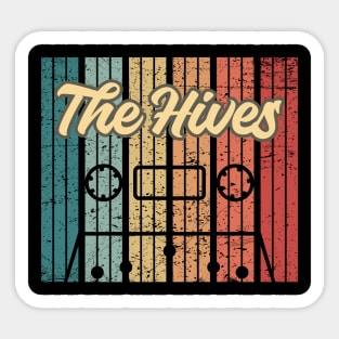 the hives cassette retro vintage Sticker